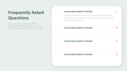 FAQ Slide Template