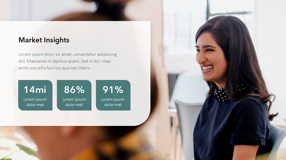 Market Insights Slide Template