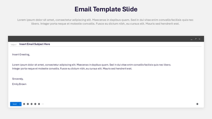 Email Template Slide