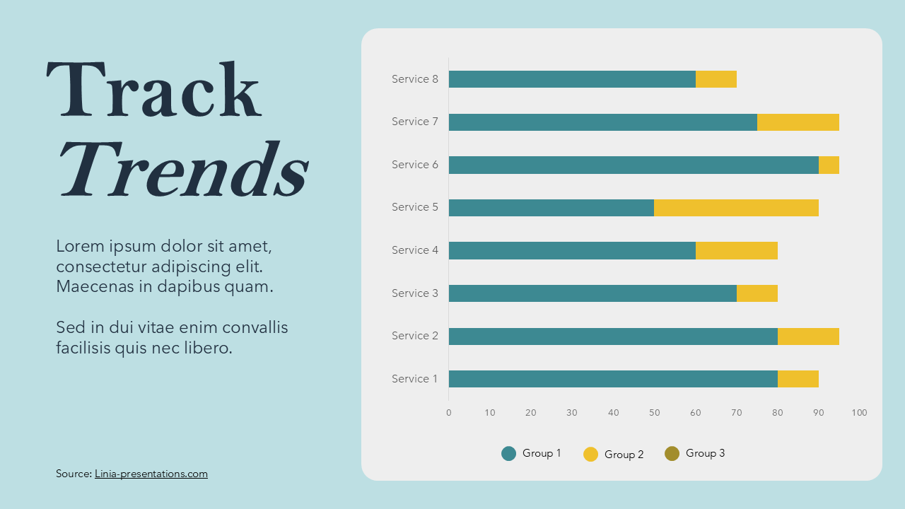 Tracking Trends PowerPoint Slide