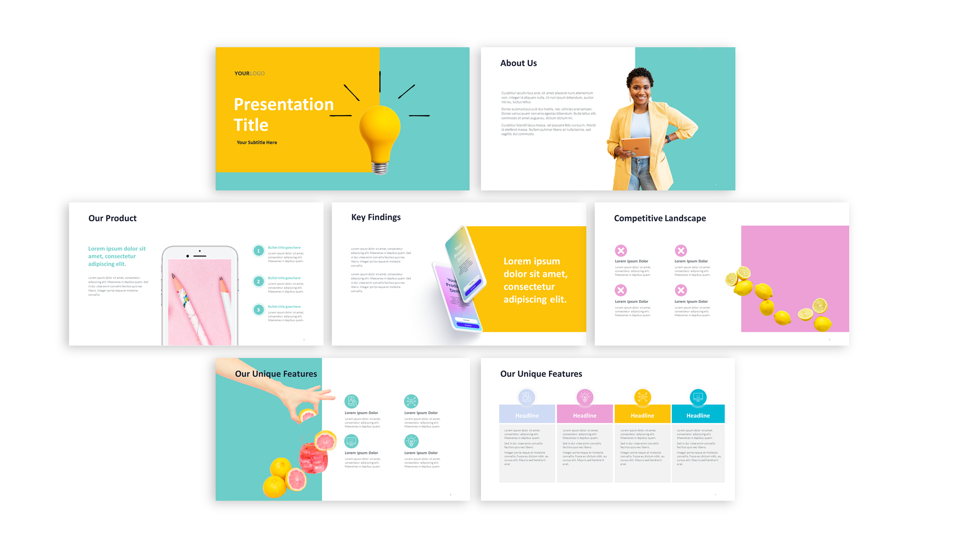 The Colorblock Template | PowerPoint and Google Slides