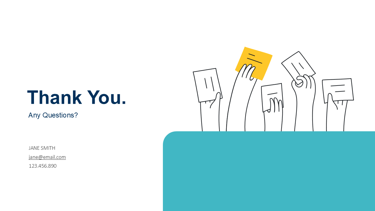 Query Slide Simple Thank You Any Queries Images For Ppt