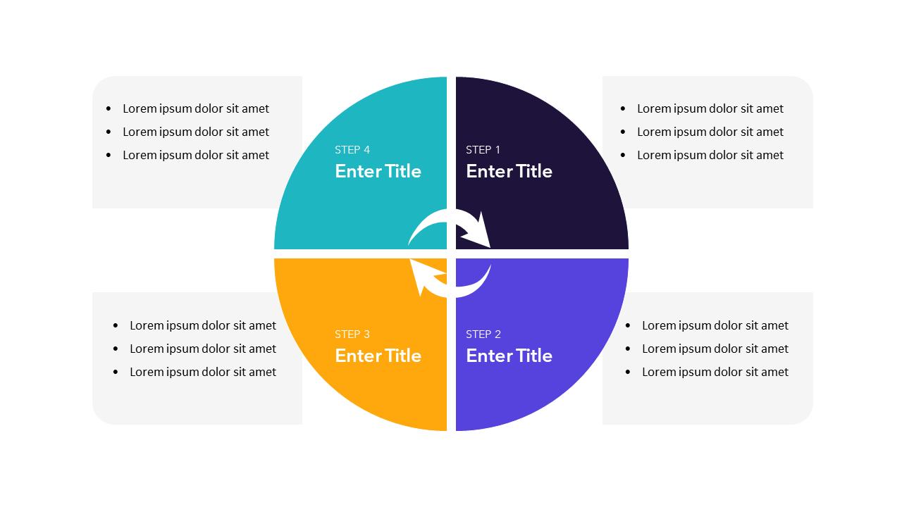 Circular Process Slide | PowerPoint and Google Slides Template