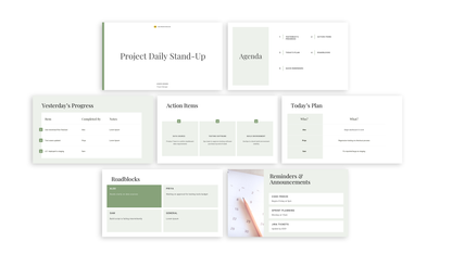 Daily Stand-Up Meeting Template