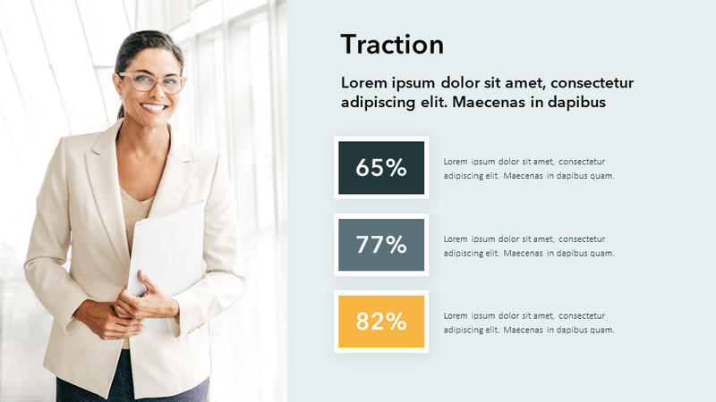 Traction Slide Template