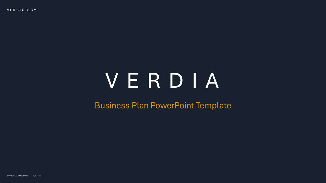 Business Plan PowerPoint Template