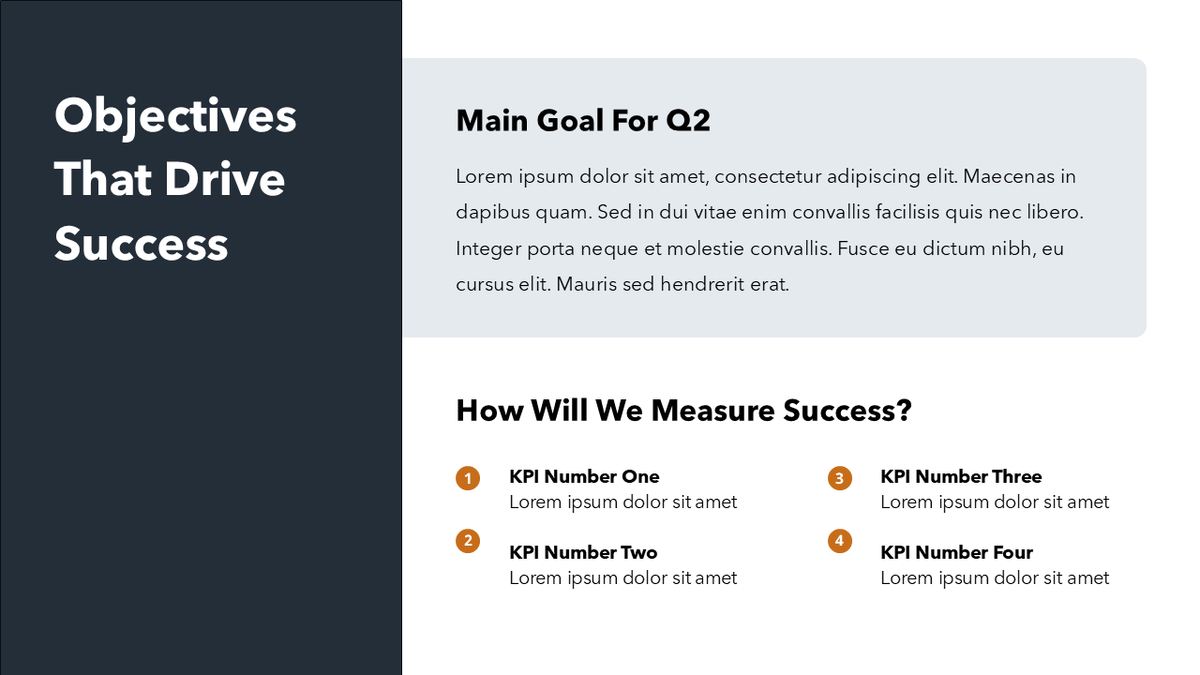 PPT Objective Slide