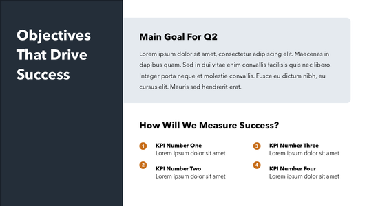 PPT Objective Slide