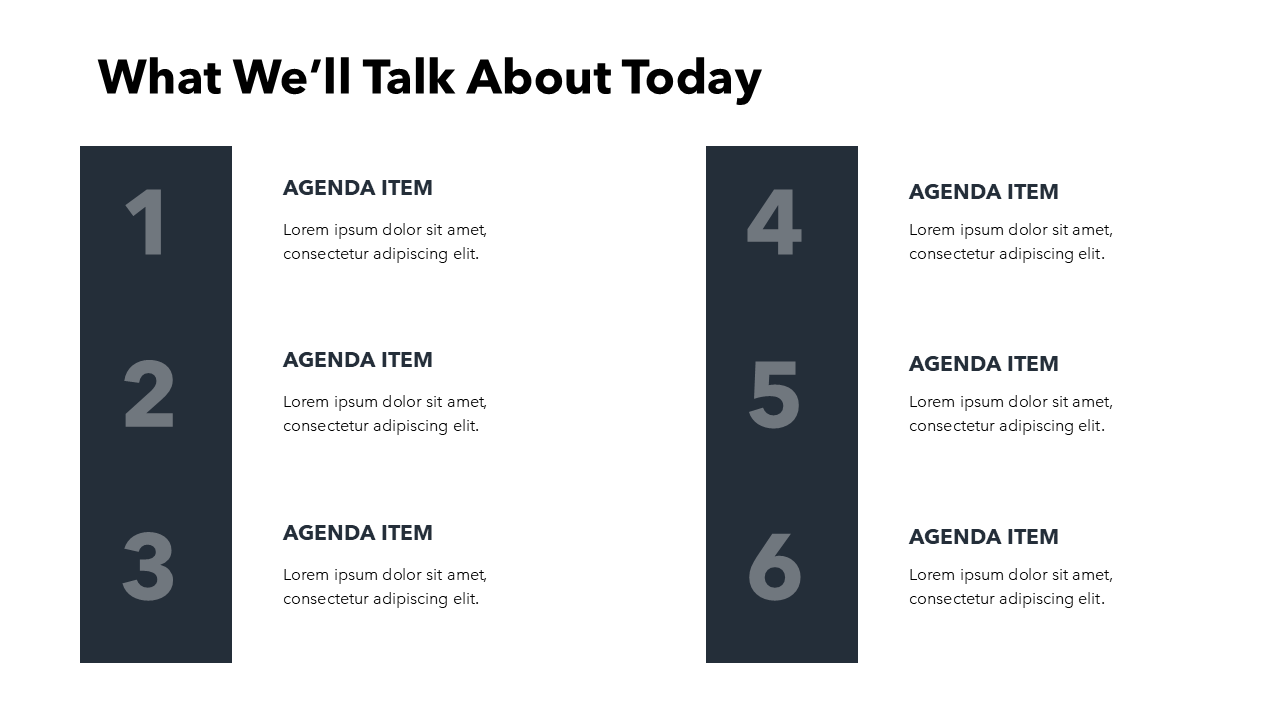 Agenda Template PowerPoint