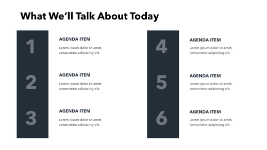 Agenda Template PowerPoint