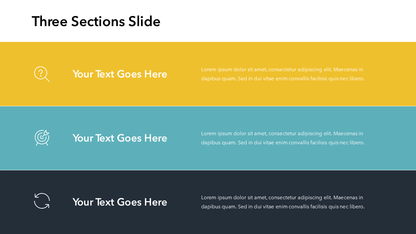 Slide With Three Sections