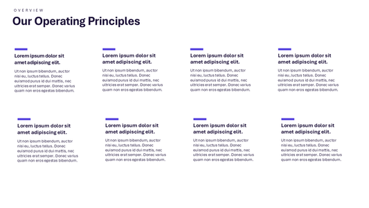 Our Principles Slide