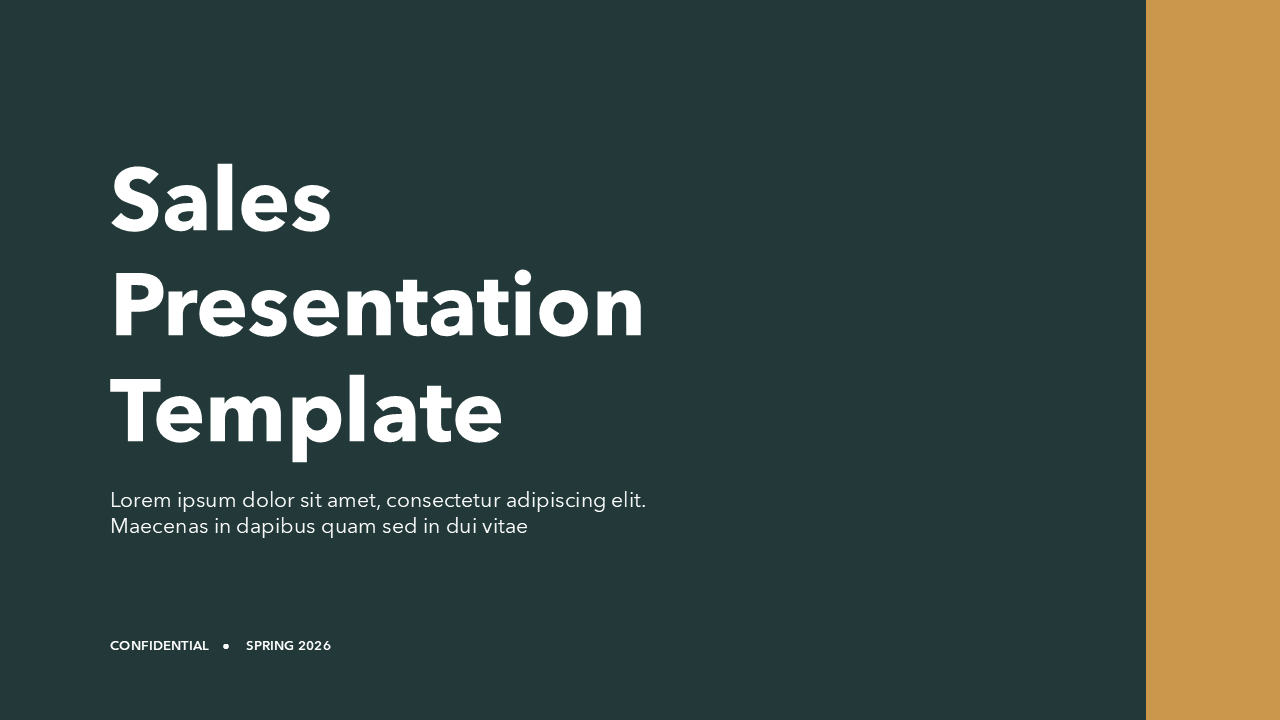 Sales PowerPoint Template