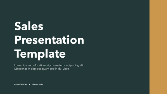 Sales PowerPoint Template