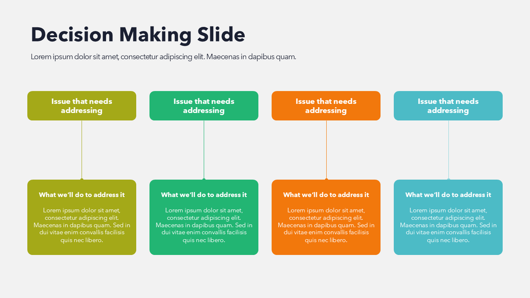 4 Columns PowerPoint Templates