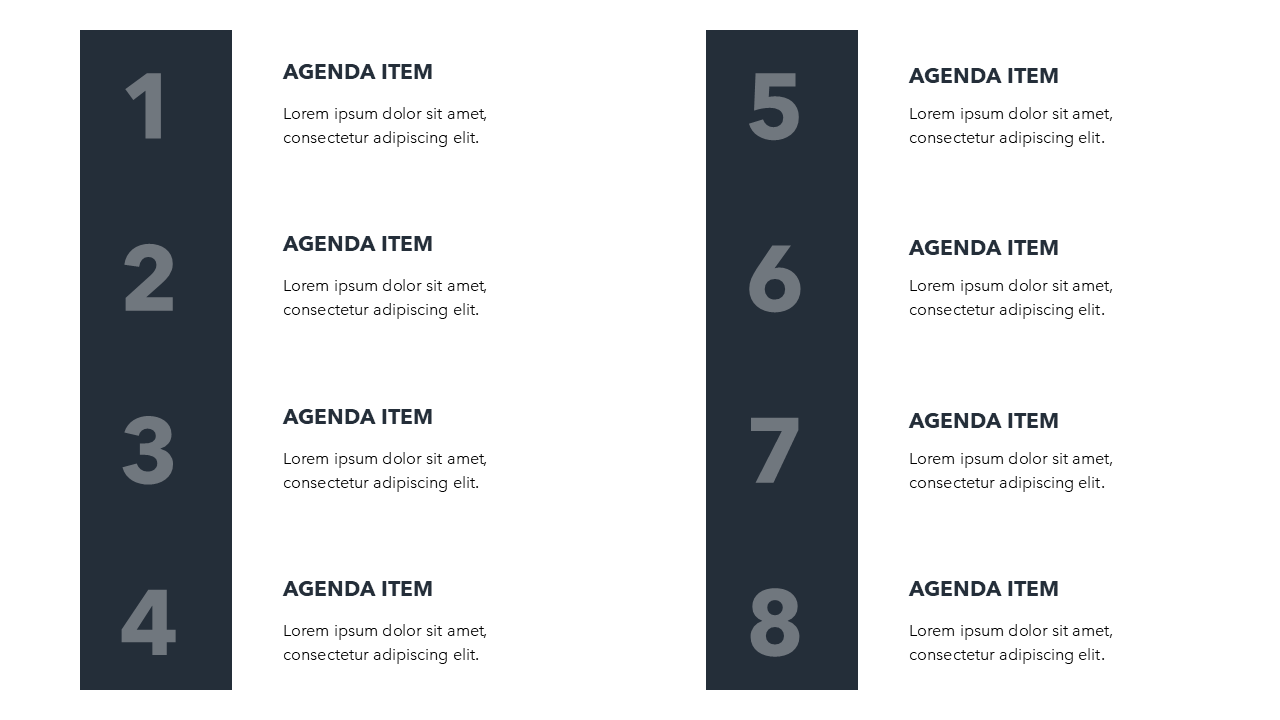 Agenda Template PowerPoint