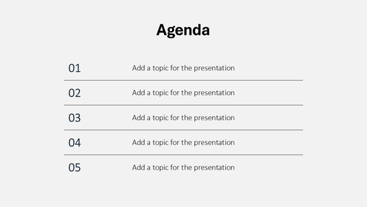 Agenda Powerpoint Slide
