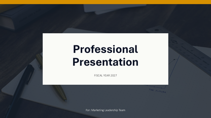 Business PowerPoint Title Slide