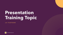 Training Presentation Template | PowerPoint and Google Slides