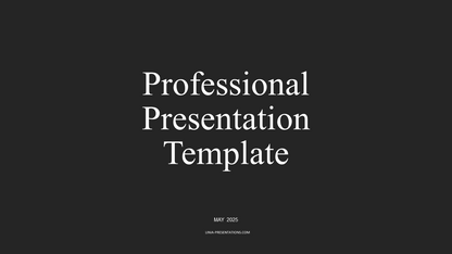 Dark PowerPoint Template