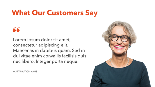 Customer Quote Slide