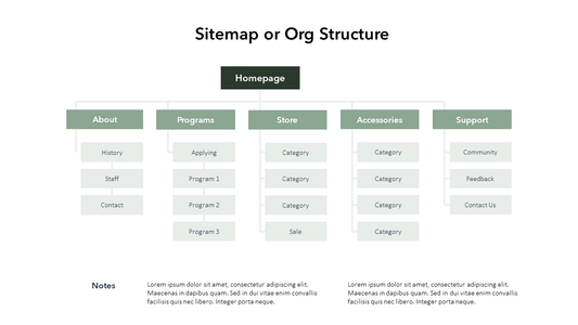 Sitemap Slide Template