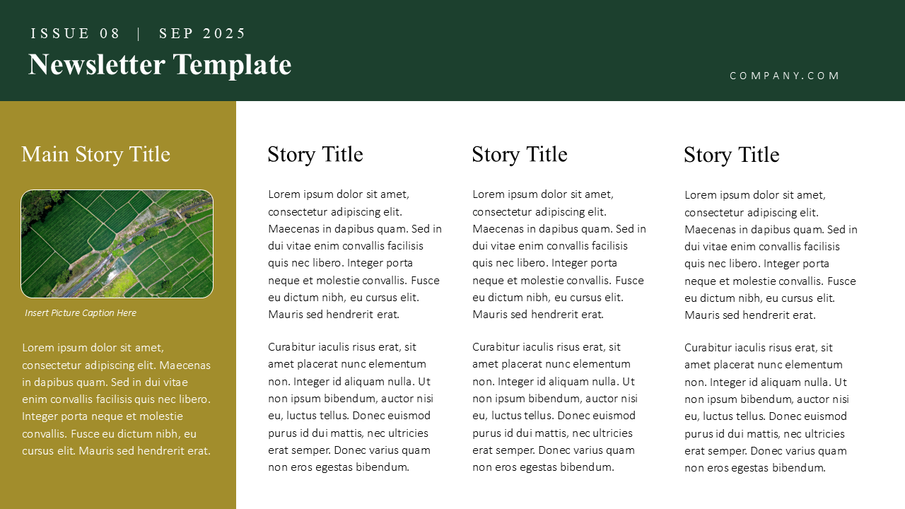 Newsletter Slide