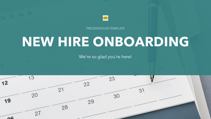 New Employee Onboarding Template