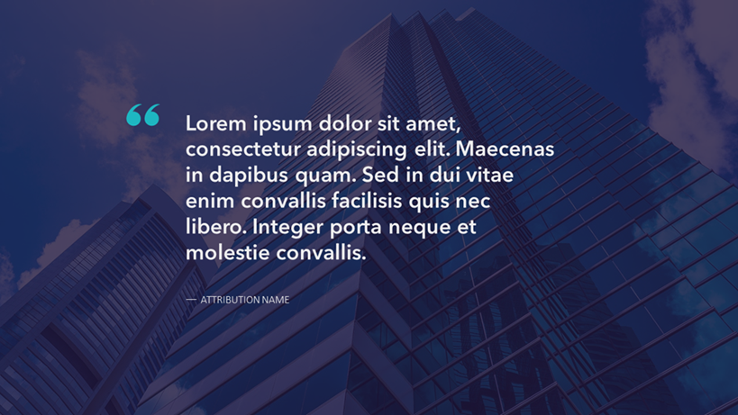 Quotation Slides Layout Quote Slide Template | PowerPoint or Google Slides