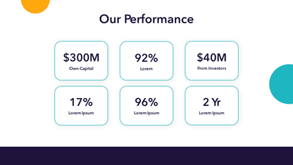 Our Numbers and Stats - Slide Template