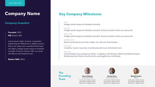 Company Profile PowerPoint Template