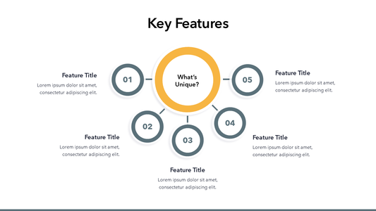 Key Features Slide Template