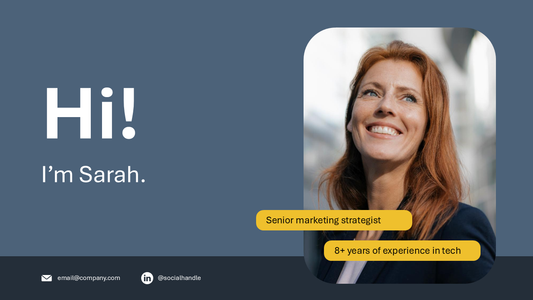 Self Introduction PowerPoint