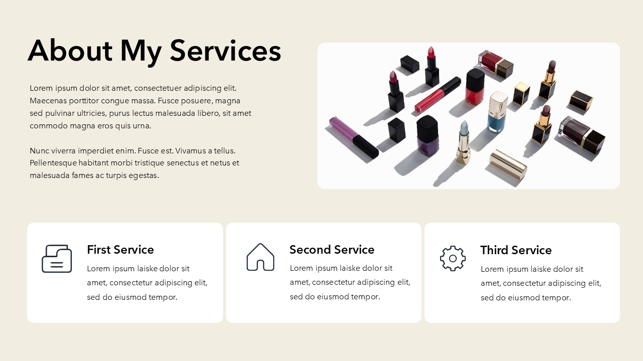 My Services PPT Slide