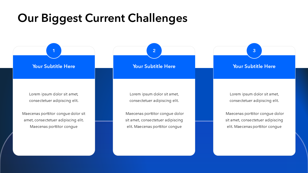 Challenges Slide