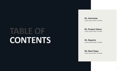 Agenda Slides Pack | Elegant