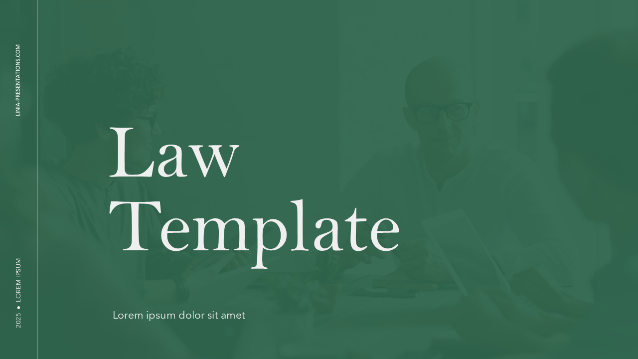 Law PPT Template