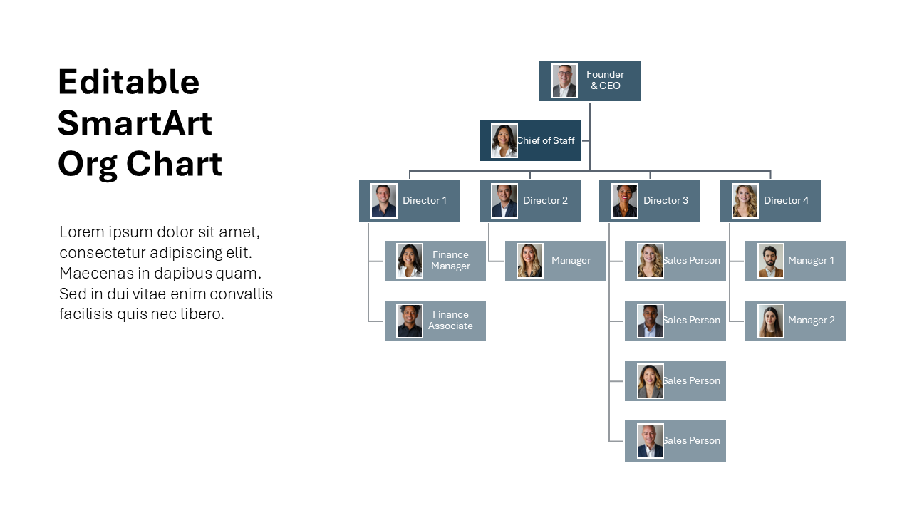 SmartArt Org Chart