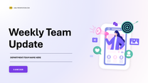 Team Update Note Weekly Team Update Template