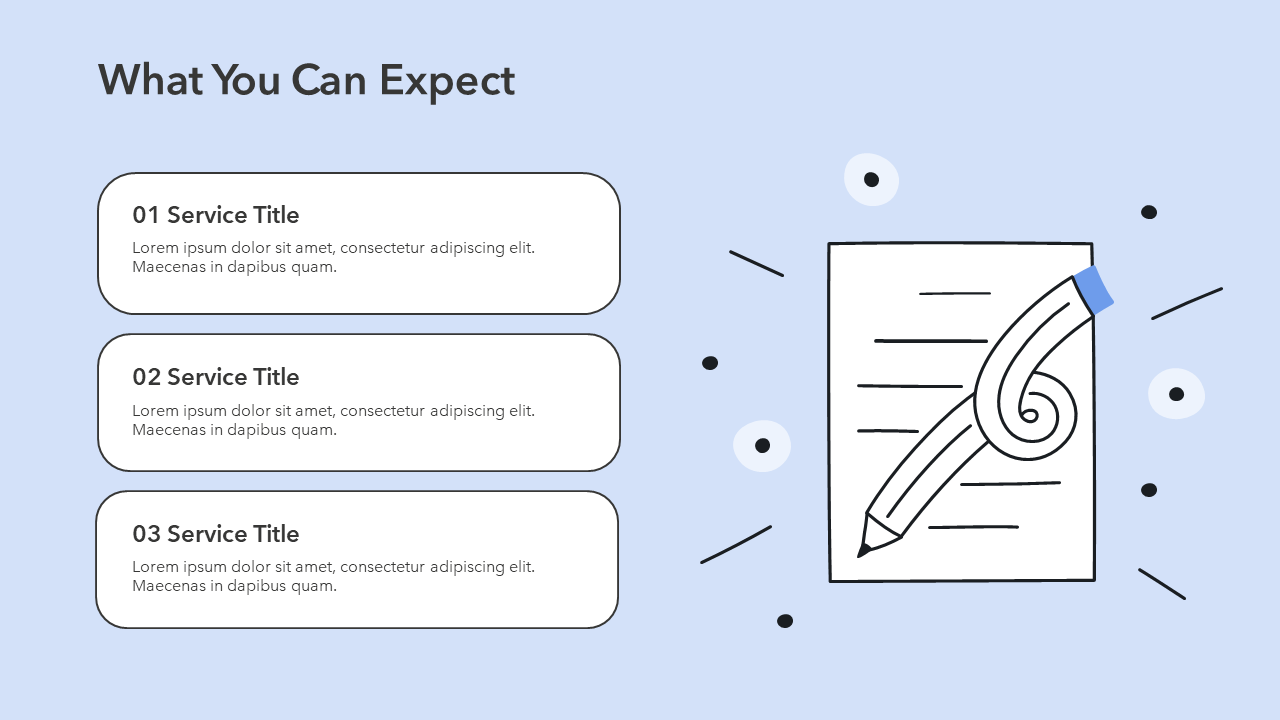 What to Expect Slide | PowerPoint and Google Slide