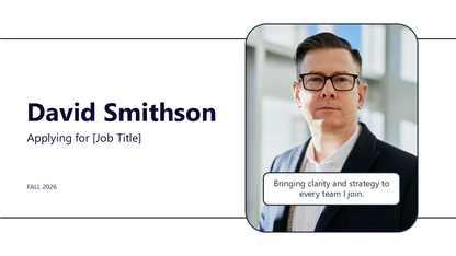 Job Interview Presentation Template