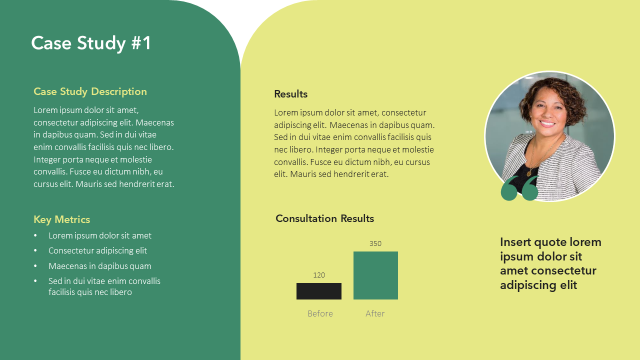 Success Story Slide Template | PowerPoint or Google Slide