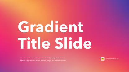 Gradient Title Slide