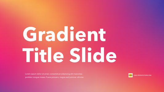Gradient Title Slide