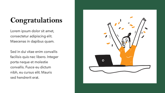 Congratulations Slide
