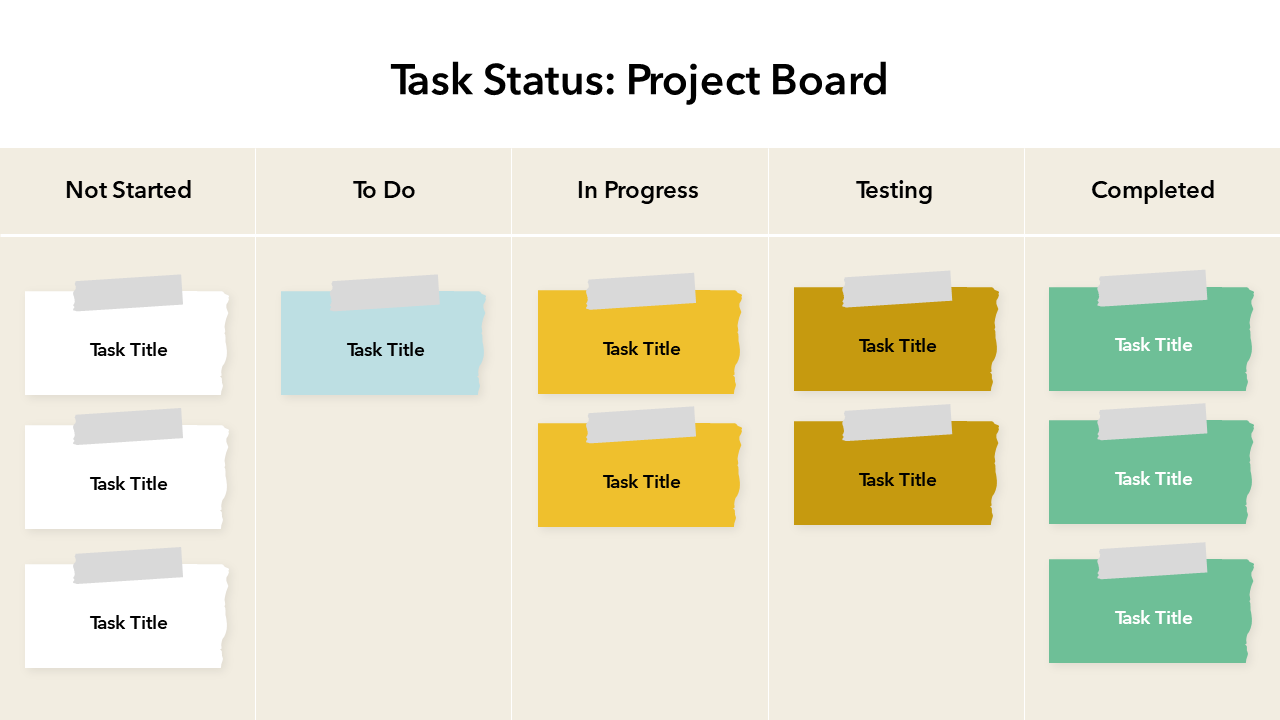 Kanban Board PPT Template