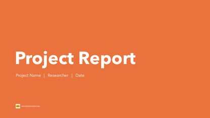 Minimal PPT Title & End Slides - in Red