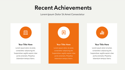 Recent Achievements Slide PPT