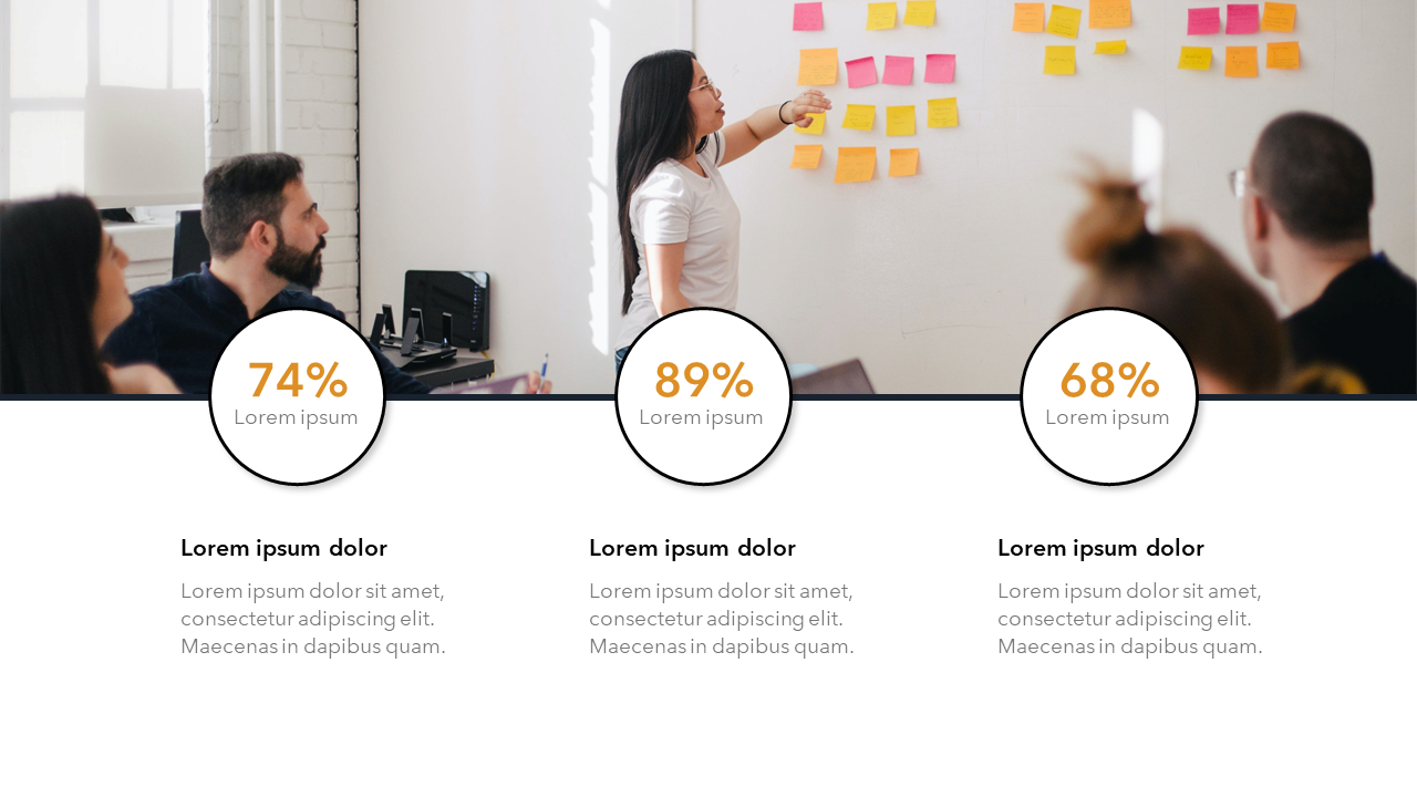 3 Points Slide Template | PowerPoint or Google Slide