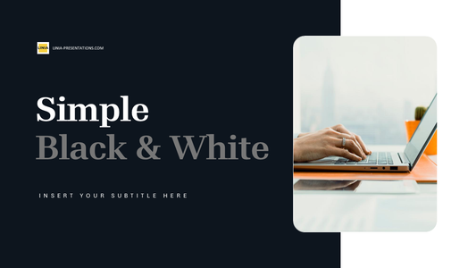 Black and White PowerPoint Template